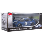 Auto na diaľkové ovládanie 1:16 Porsche 911 Sport Classic modré RASTAR